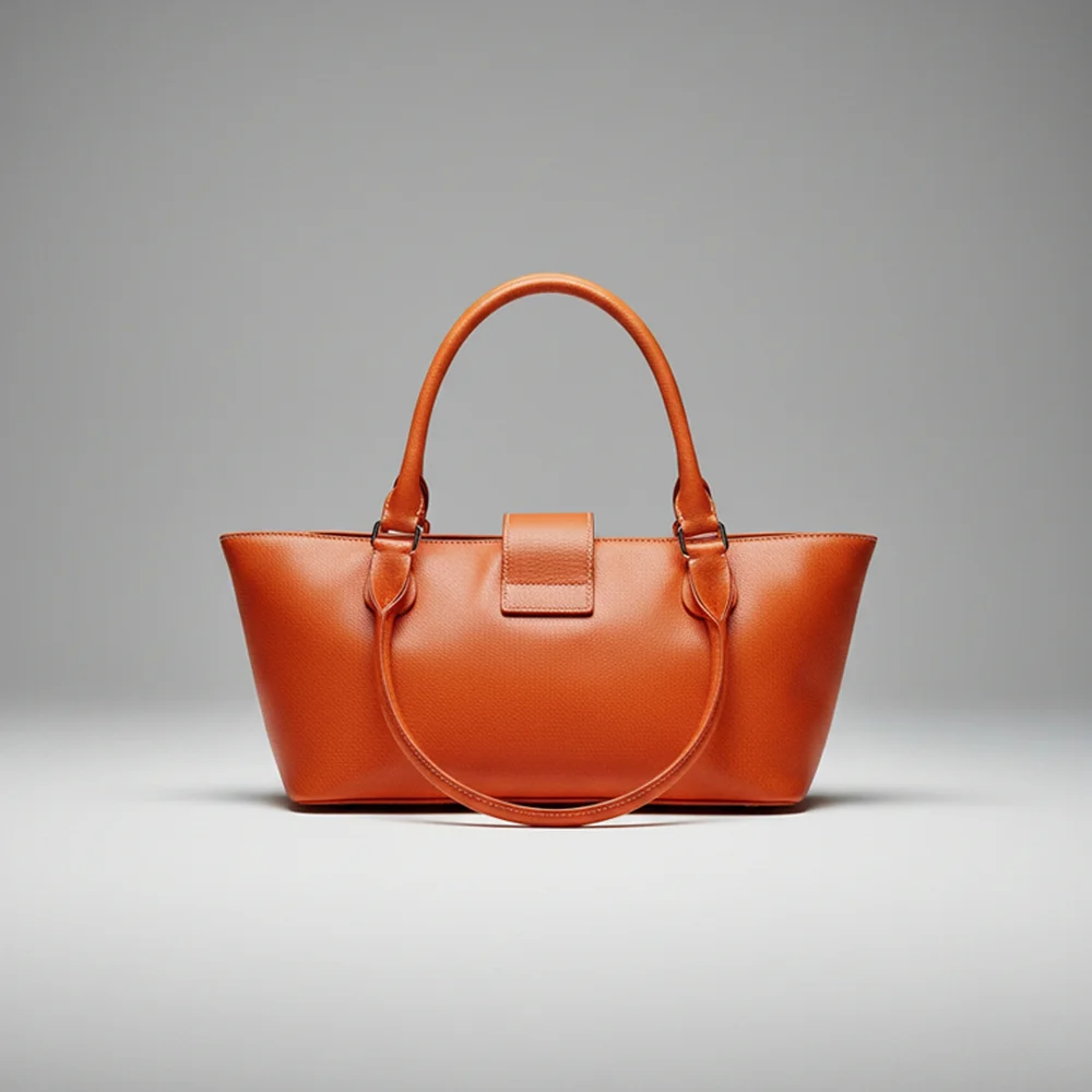 Kate Spade Orange Leather Satchel – Polka Dot Interior| MSRP $298